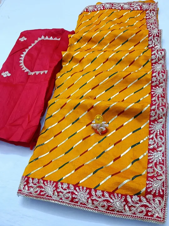 Traditional Laheria saree  uploaded by Marwadi Businessmen on 7/18/2023