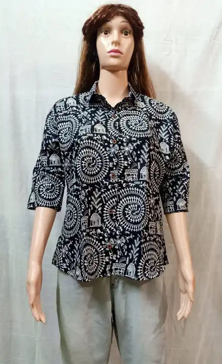 Original gurjuri cotton ladies shirt length 27 29  uploaded by SOUGATA HAZRA on 7/18/2023
