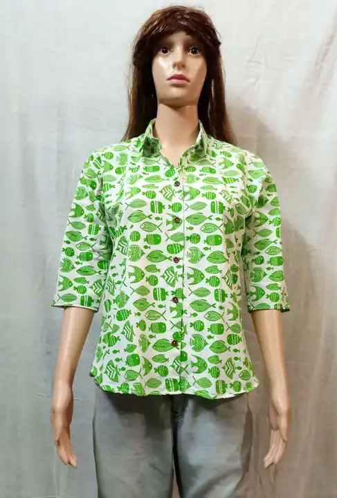 Original gurjuri cotton ladies shirt length 27 29  uploaded by SOUGATA HAZRA on 7/18/2023