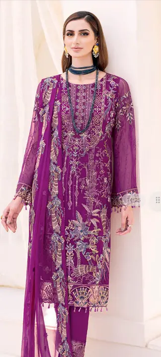 Ramsha chiffon collection original pakistani suits uploaded by business on 7/19/2023