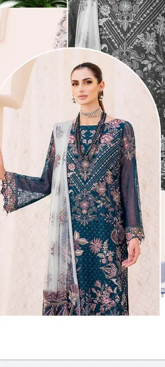 Ramsha chiffon collection original pakistani suit uploaded by Al shaikh suit traders on 7/19/2023