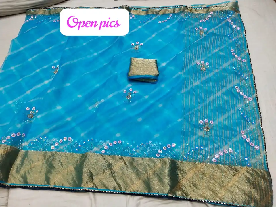 *🛍️🛒New Launch🛒🛍️🌹🌹🌹🌹🌹🌹🌹🌹😱😱😱pure quality m💃💃💃 hevy designer saree 💃💃💃💃
👉🏻  p uploaded by Gotapatti manufacturer on 7/19/2023