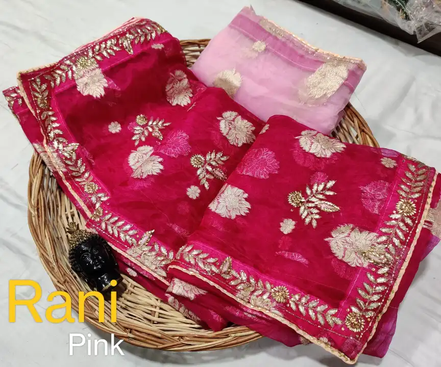 *New Launch*

*Rakhi special*
Sale offar 
*Orgenja Zari Good Quality Fabric*

*Jaipuri Single colour uploaded by Gotapatti manufacturer on 7/19/2023