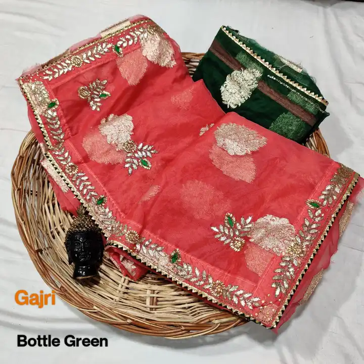 *New Launch*

*Rakhi special*
Sale offar 
*Orgenja Zari Good Quality Fabric*

*Jaipuri Single colour uploaded by Gotapatti manufacturer on 7/19/2023