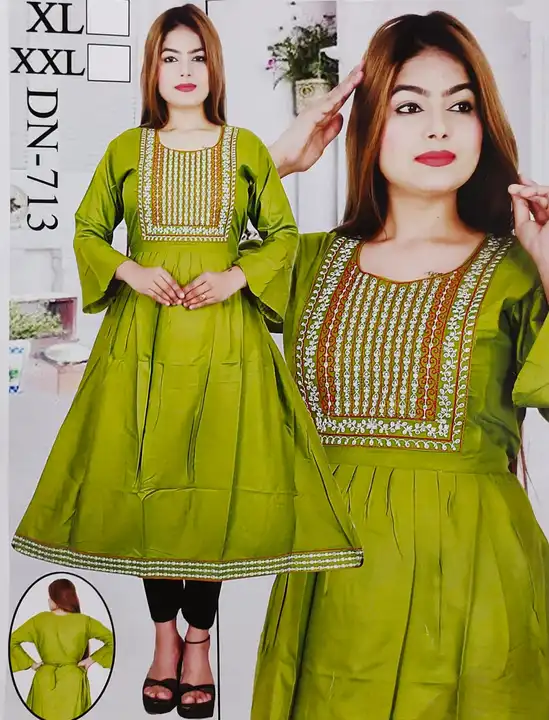 Embroidery work Frock  uploaded by ARBAZ GARMENTS on 7/19/2023