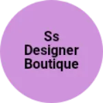 Business logo of Ss designer boutique