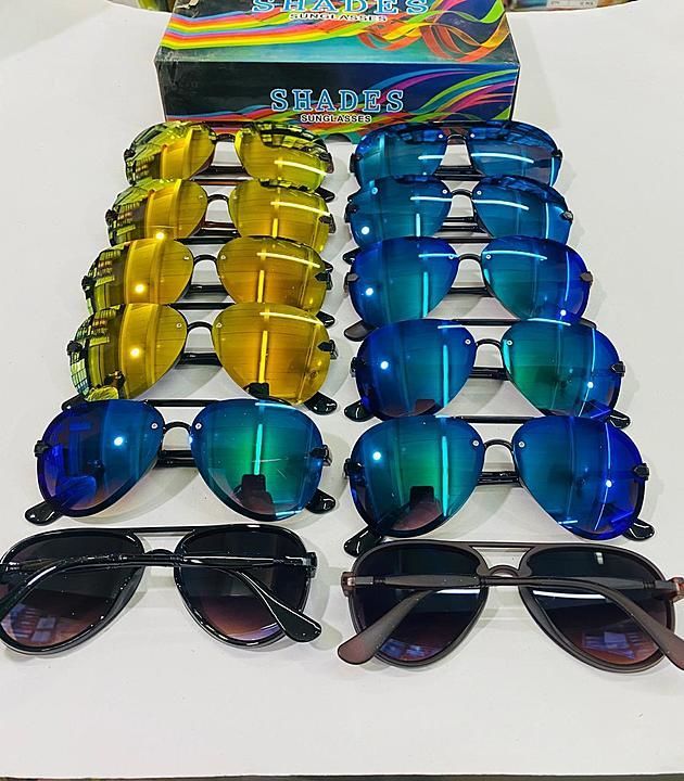 Sheet aviator sunglasses uploaded by business on 7/15/2020