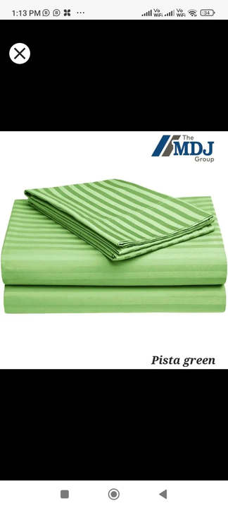 Pure Cotton And Pure Satin Plain And stripe All Std Size Available 
Custom Size Also Prepared on Cus uploaded by Bedsheet Adda on 7/19/2023