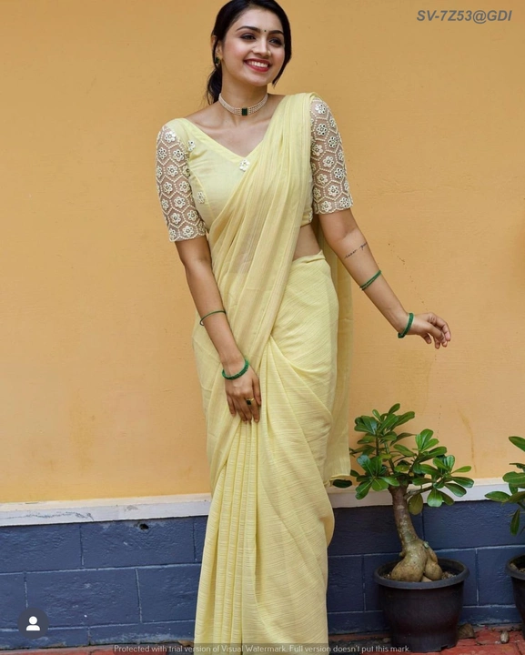 Shimmer Georgette saree  uploaded by Suyukti Creation on 7/19/2023