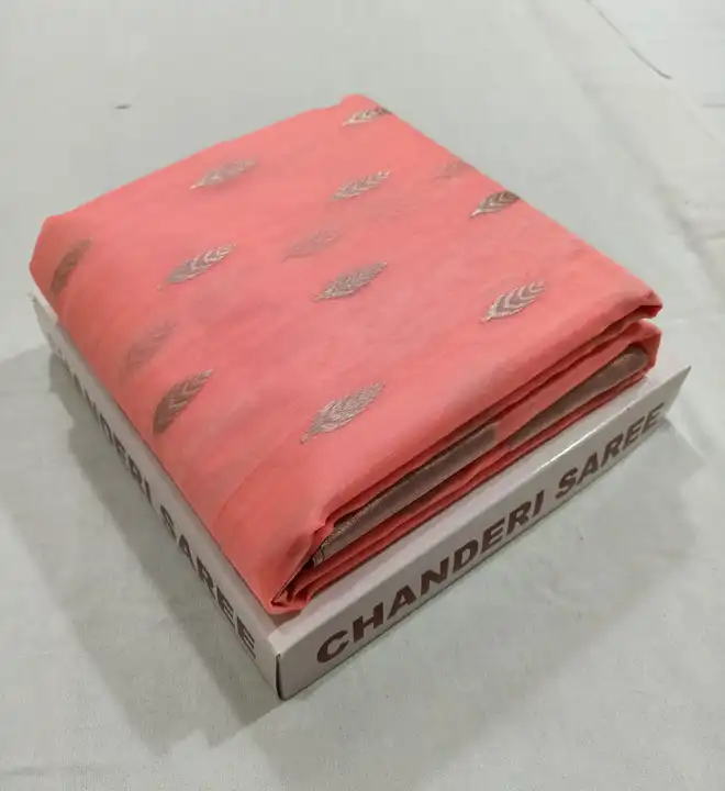 fancy chanderi handwoven saree uploaded by business on 7/19/2023