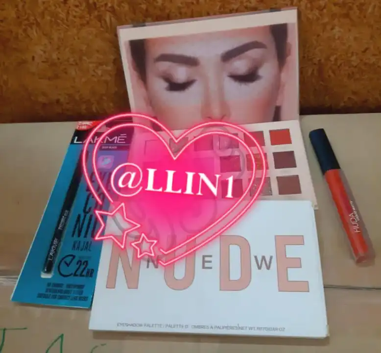😍Huda Nude Eyeshadow palette - High Quality
🥰Huda Matte Lipgloss
😍Lakme Kajal

Only At 259/- Free uploaded by @LLIN1 on 7/19/2023