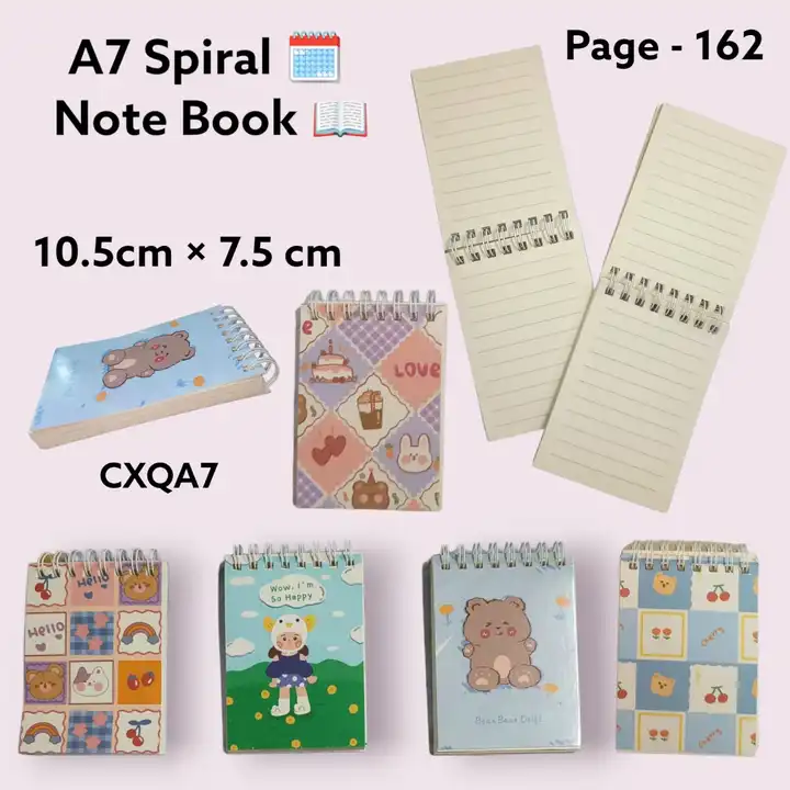 A7 Spiral note Book 📖😍 uploaded by Sha kantilal jayantilal on 7/19/2023