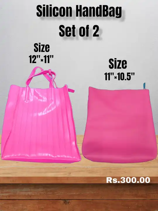 Set of 2 Pink 🩷 Shopping Bag 🛍️ uploaded by Sha kantilal jayantilal on 7/19/2023