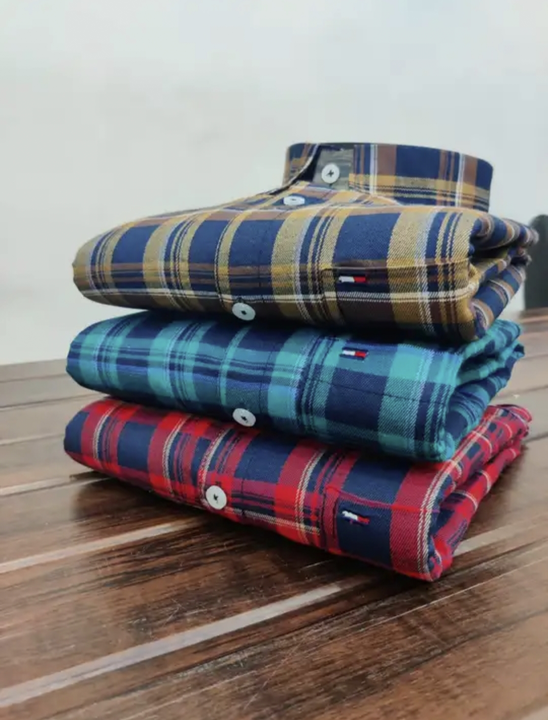 Men's cotton full check shirts uploaded by REHAAN GARMENTS AND FASHION WEARS on 7/19/2023