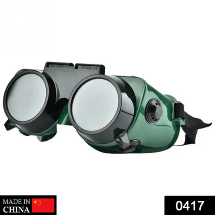 417 Welding Goggles (Dark Green, Large) uploaded by DeoDap on 7/19/2023