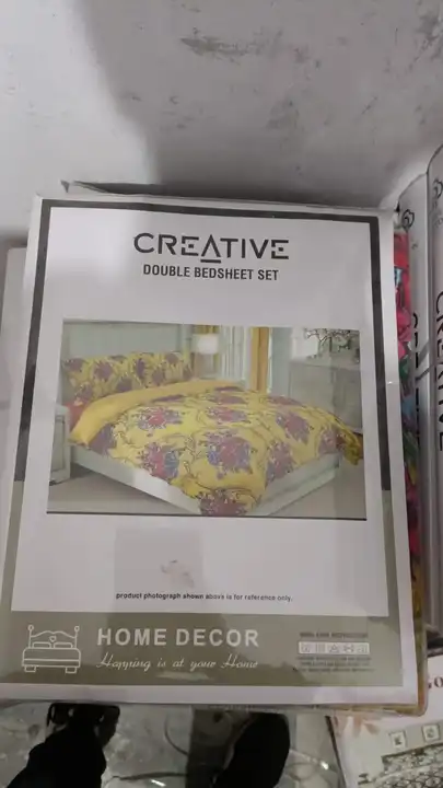 Creative book fold 3-d bedsheet uploaded by Shyam Sunder & Co. on 7/19/2023