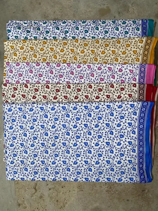 Jaipuri Cotton Suit Unstitched Fabric Set of 3 uploaded by Laven Exclusive on 7/19/2023