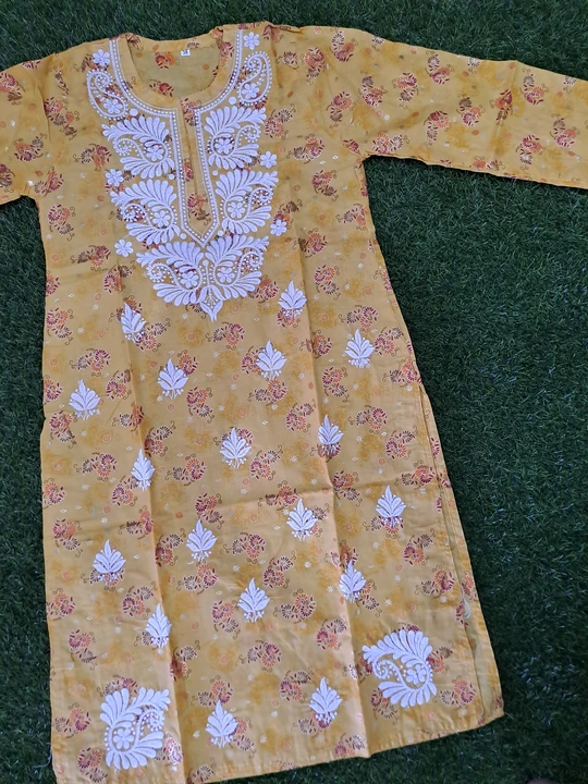 Chikan kurti uploaded by business on 7/19/2023