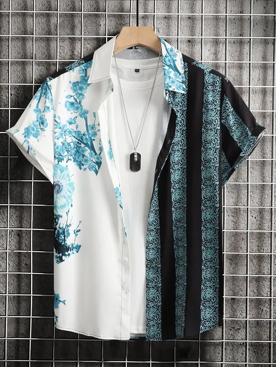 Men stylish printed shirt  uploaded by Young Trends on 7/19/2023