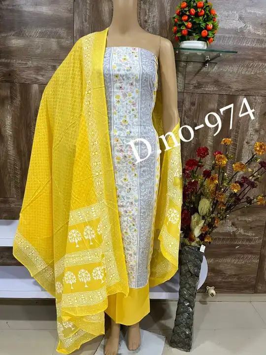 Pure Cotton Suit and Dress Material  uploaded by Zuberiya Global on 7/19/2023
