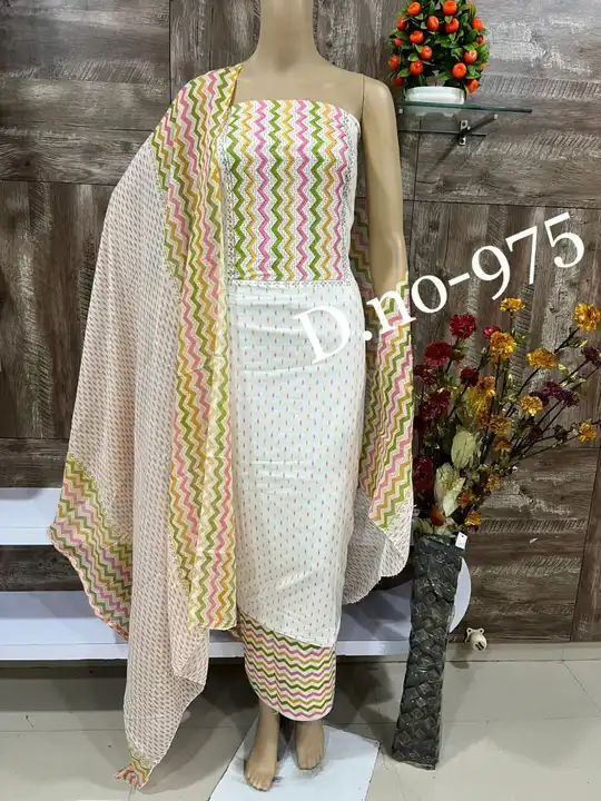 Pure Cotton Suit and Dress Material  uploaded by Zuberiya Global on 7/19/2023