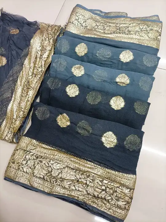🌷 *Wow!! Exclusive collection Pure viscose saree* ZORO TO HANDRAD CLEARS

🌷Allover boder with butt uploaded by Gotapatti manufacturer on 7/20/2023