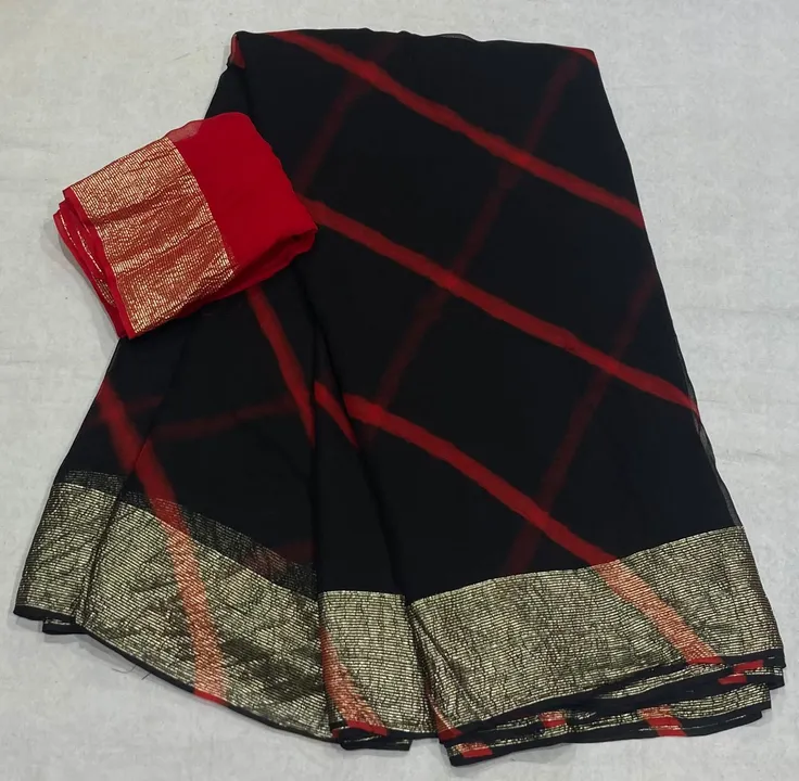 💖💖new Launching💖💖🥰🥰🥰🥰🥰🥰😍



🥰🥰big sele pure Georgette jaipuri hand bandej lahriya with  uploaded by Gotapatti manufacturer on 7/20/2023