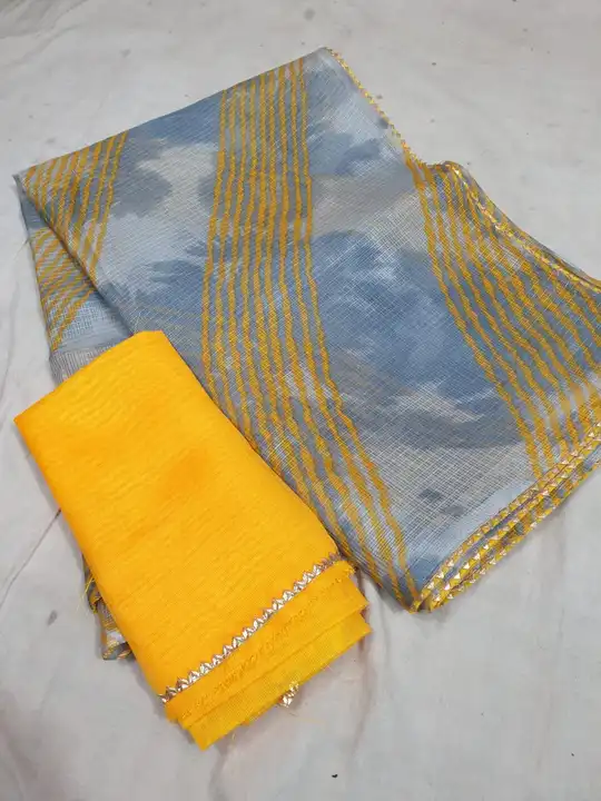 Only sale price 
😍😍 *NEW LAUNCHED*😍😍

लहरिया लहरिया लहरिया 

💃🏻 Special Fancy Colour Matching  uploaded by Gotapatti manufacturer on 7/20/2023