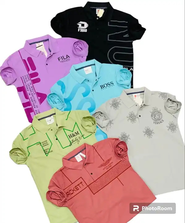 Collar Printed T-Shirts uploaded by Hindustan Trading Company on 7/20/2023