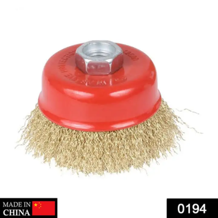 194 Wire Wheel Cup Brush (Gold) uploaded by DeoDap on 7/20/2023