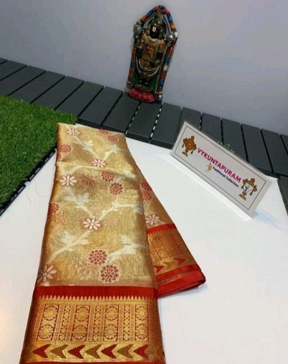 Tissue benarasi silk saree uploaded by Puja's collection on 7/20/2023