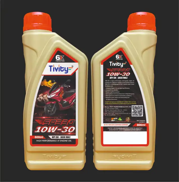 Tivity Speed 10 W30 800 Ml uploaded by Tivity Petrochemicals Pvt Ltd on 7/20/2023
