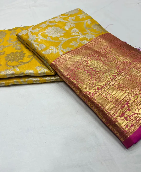 Banarasi tissue silk uploaded by Suyukti fab on 7/20/2023
