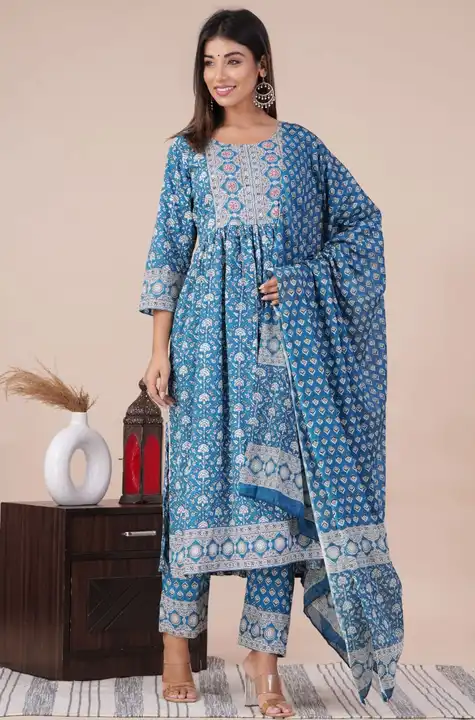 Kurta pent with duptta uploaded by business on 7/20/2023