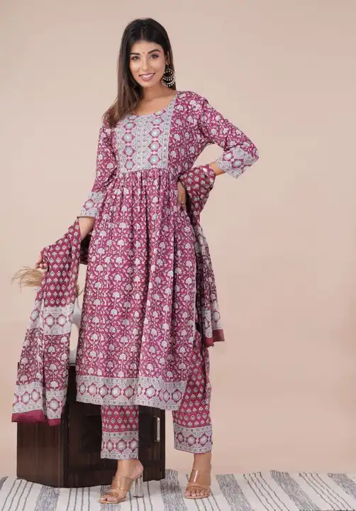 Karta pant with dupatta  uploaded by business on 7/20/2023