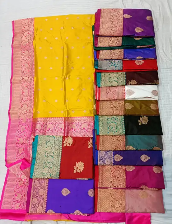Handloom banarasi pure katan silk saree  uploaded by Namra Fabrics  on 7/20/2023