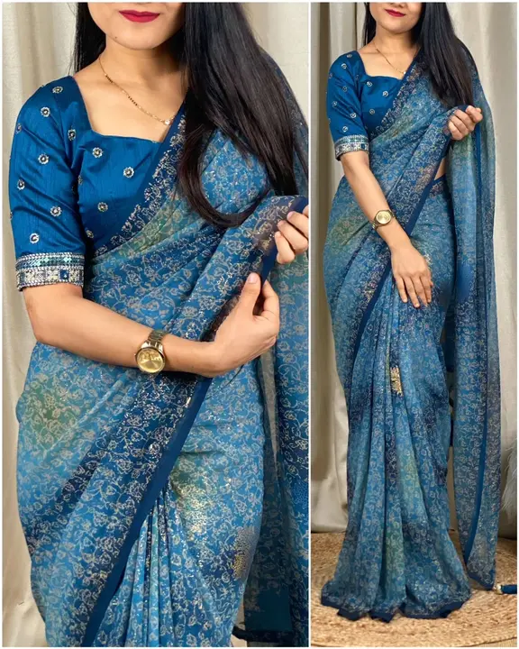 *Elevate your saree game in this monsoon season with this Beauty.* uploaded by business on 7/20/2023