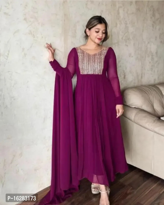 Gown with Dupatta  uploaded by business on 7/20/2023