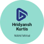 Business logo of Hridyansh kurtis