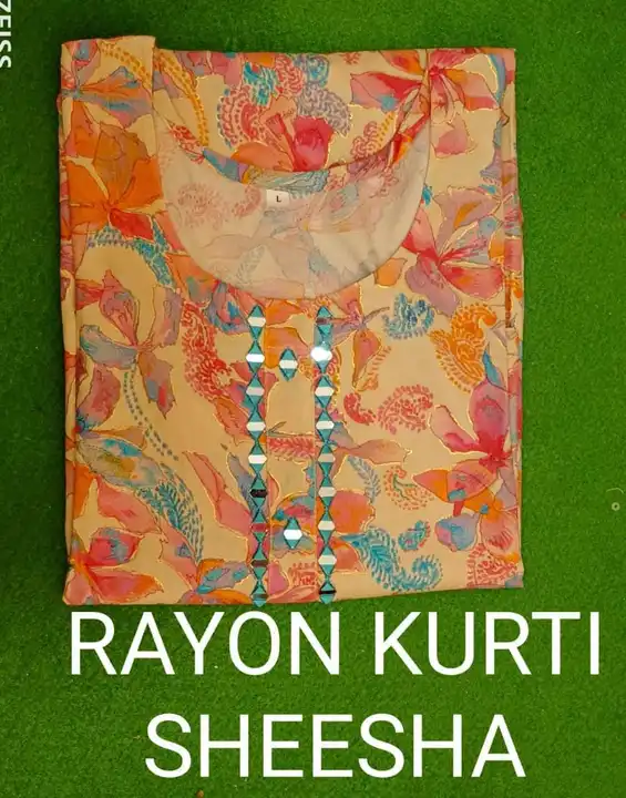 Rayon kurti uploaded by business on 7/20/2023