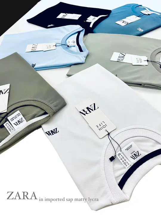 Zara Half Seleve Tshirt  uploaded by Macbear Garments Pvt.Ltd. on 7/20/2023