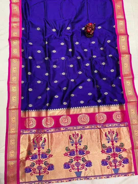 Semi paithani saree uploaded by JK COLLECTION 🛍️ on 7/20/2023