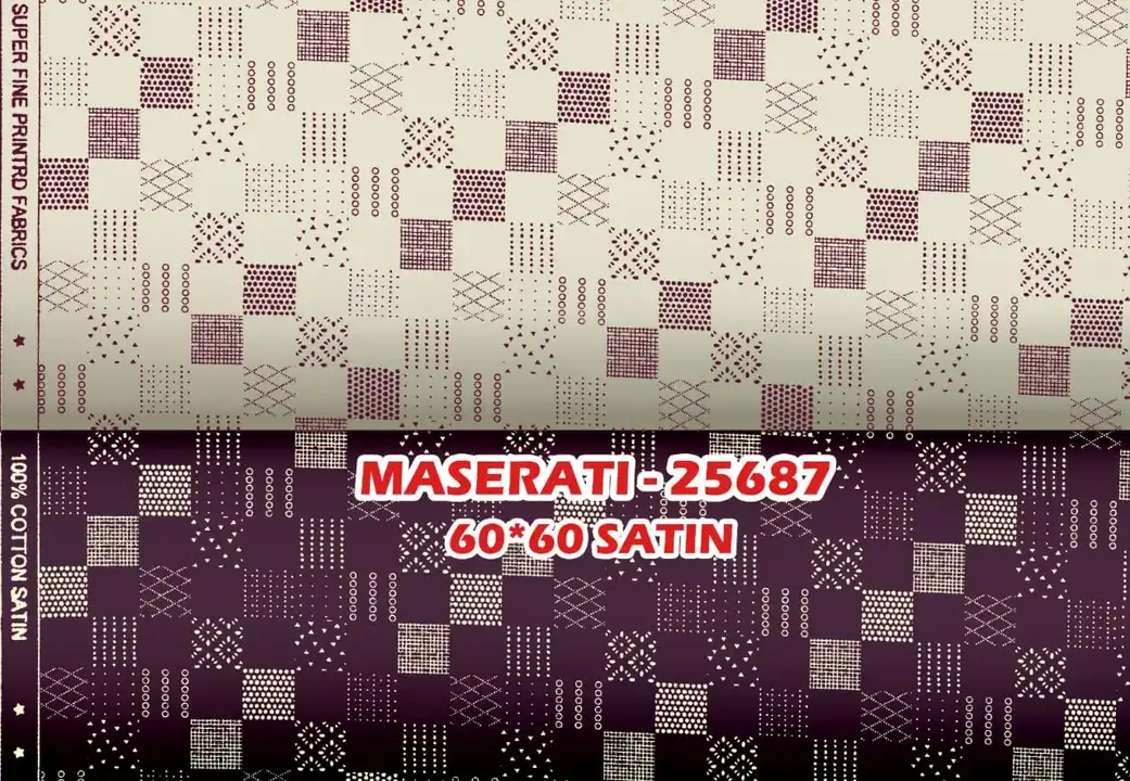 Post image Hey! Checkout my new product called
Industrial Shirt Fabric 60*60 Satin.