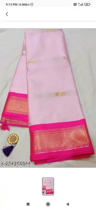 Sico silk paithani saree uploaded by Madhuri fabrics on 7/20/2023