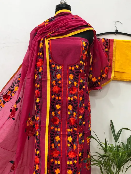 Chanderi Handwork Embroidery Suits  uploaded by Sahej suits on 7/20/2023