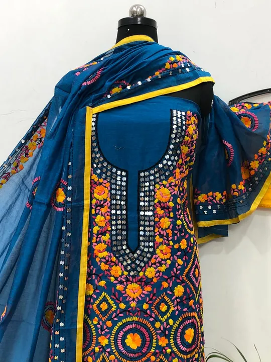 Chanderi Handwork Embroidery Suits  uploaded by Sahej suits on 7/20/2023