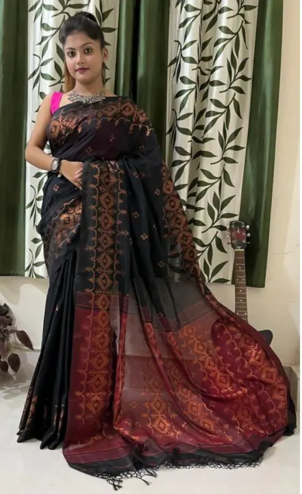 Cotton saree  uploaded by Puja's collection on 7/20/2023