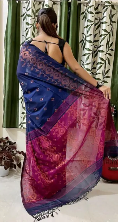 Cotton saree  uploaded by Puja's collection on 7/20/2023