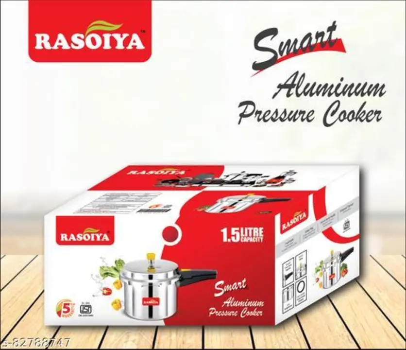 Rasoiya 1.5 Ltr outer lid Pressure cooker  uploaded by business on 7/20/2023