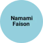 Business logo of Namami Faison